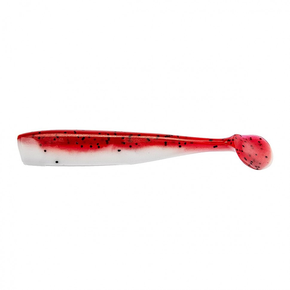 Виброхвост Helios Chebak 3,15"/8 см, цвет Red & White 7 шт HS-3-003 , 